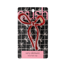 Load image into Gallery viewer, Very Demure Bow Hair Clip
