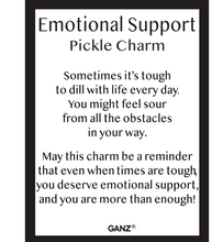 Load image into Gallery viewer, Emotional Support Pickle Token Gift
