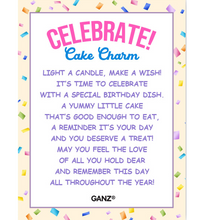 Load image into Gallery viewer, Celebrate Cake Charms
