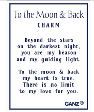 Load image into Gallery viewer, Love you to the Moon and Back Charms in a Basket
