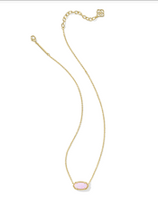 Load image into Gallery viewer, Kendra Scott Elisa Necklace Gold Blush Pink Opal
