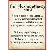 Load image into Gallery viewer, Stack of Books Charm
