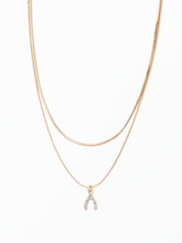Load image into Gallery viewer, Wish Necklace - Wishbone - gold or silver
