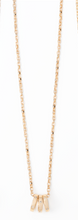 Load image into Gallery viewer, Gold Three Rings Long Necklace
