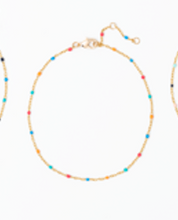 Load image into Gallery viewer, Enamel Beaded Anklet
