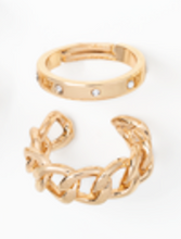 Load image into Gallery viewer, Gold Stack Rings
