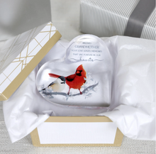 Load image into Gallery viewer, Grandmother Acrylic Heart Cardinal Plaque
