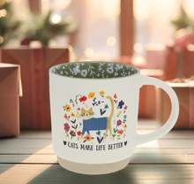 Load image into Gallery viewer, Cats Make Life Better Mug
