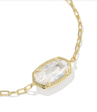 Load image into Gallery viewer, Kendra Scott Elaina Luxe Chain Bracelet White CZ
