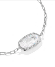 Load image into Gallery viewer, Kendra Scott Elaina Luxe Chain Bracelet White CZ
