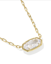 Load image into Gallery viewer, Kendra Scott Elisa Luxe Pendant Necklace White CZ
