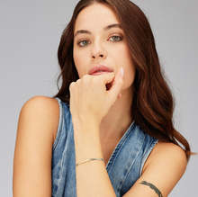 Load image into Gallery viewer, Stainless Steel Gold Plated Flat Snake Chain Bracelet by Brosway
