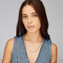Load image into Gallery viewer, Stainless Steel Gold Long Torchon Necklace by Brosway
