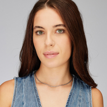 Load image into Gallery viewer, Stainless Steel Oval Bead Choker Necklace by Brosway
