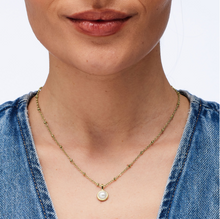 Load image into Gallery viewer, Stainless Steel Gold Necklace with Shell Pearl by Brosway
