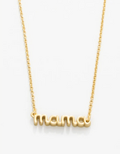 Load image into Gallery viewer, Spartina Sea La Vie Necklace Thanks Mama/Script Gold

