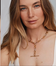 Load image into Gallery viewer, Embry Link Chain Vintage Mixed Metal Necklace
