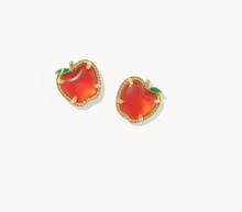 Load image into Gallery viewer, Kendra Scott Apple Gold Stud Earring

