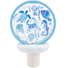 Load image into Gallery viewer, Sea Critters Shimmer Disk LED Night Light
