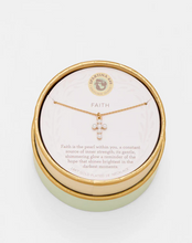 Load image into Gallery viewer, Sea La Vie Necklace Faith/Pearl Cross Gold
