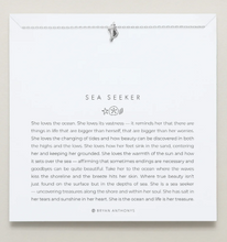 Load image into Gallery viewer, Bryan Anthonys Sea Seeker Icon Necklace Silver
