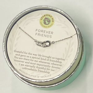 Sea La Vie Forever Friends Links Necklace Gold or Silver