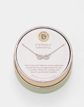 Load image into Gallery viewer, Sea La Vie Necklace Eternally Grateful/Infinity Silver
