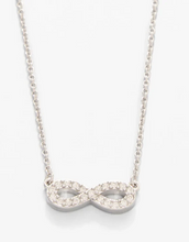 Load image into Gallery viewer, Sea La Vie Necklace Eternally Grateful/Infinity Silver
