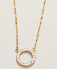 Load image into Gallery viewer, Sea La Vie Thankful Ring Necklace in Gold or Silver
