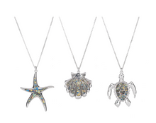 Load image into Gallery viewer, Seaside Long Necklaces with faux abolone
