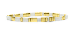 Shine Tila Morse Code Bracelet