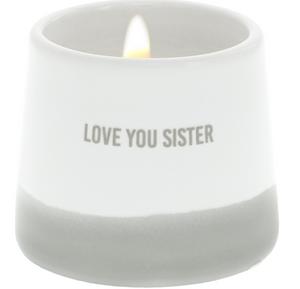 Love You Sister Soy Wax 2oz Reveal Candle