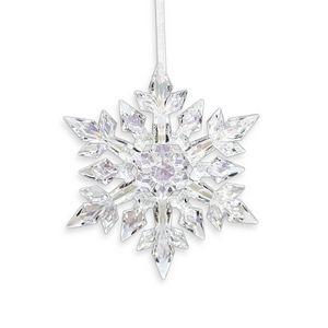 Sparkling Acrylic Glacier Snowflake Ornament