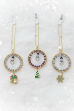 Load image into Gallery viewer, Sparkle Snowman Car Charms with Crystals

