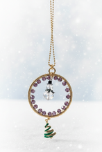Load image into Gallery viewer, Sparkle Snowman Car Charms with Crystals
