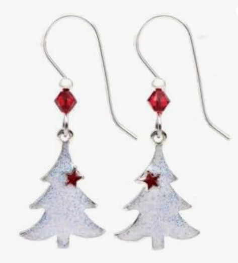 Sparkling Holiday Tree Earrings