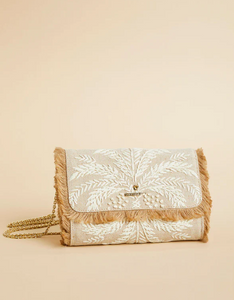 Spartina 449 Clutch Crossbody Palm Raffia - 40% off!