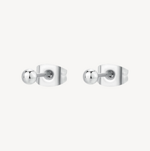 Load image into Gallery viewer, Stainless Steel 3mm Ball Stud Earrings by Brosway
