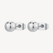 Load image into Gallery viewer, Stainless Steel 6mm Ball Stud Earrings by Brosway
