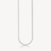 Load image into Gallery viewer, Stainless Steel Flat Snake Chain Necklace by Brosway
