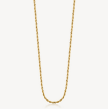 Load image into Gallery viewer, Stainless Steel Gold Long Torchon Necklace by Brosway
