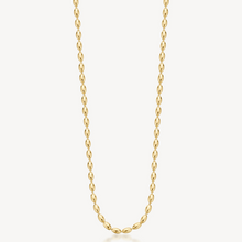 Load image into Gallery viewer, Stainless Steel Gold Oval Bead Chain Necklace by Brosway
