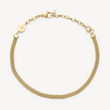 Load image into Gallery viewer, Stainless Steel Gold Plated Milanese Bracelet by Brosway

