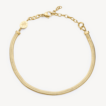 Load image into Gallery viewer, Stainless Steel Gold Snake Chain Bracelet by Brosway
