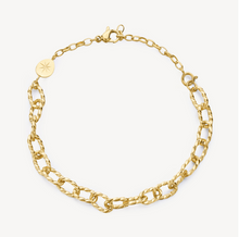 Load image into Gallery viewer, Stainless Steel Gold Twist Chain Bracelet by Brosway

