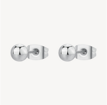 Load image into Gallery viewer, Stainless Steel 5mm Ball Stud Earrings by Brosway
