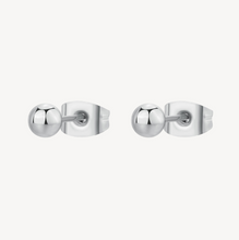 Load image into Gallery viewer, Stainless Steen 4mm Ball Stud Earrings by Brosway
