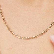 Load image into Gallery viewer, Stainless Steel Gold Long Curb Chain Necklace by Brosway
