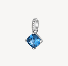 Load image into Gallery viewer, Sterling Silver Pendant with Clear and Sapphire CZ by Brosway
