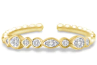 Stia Gold You're A Gem - Cluster Ring Diamond CZ For Days